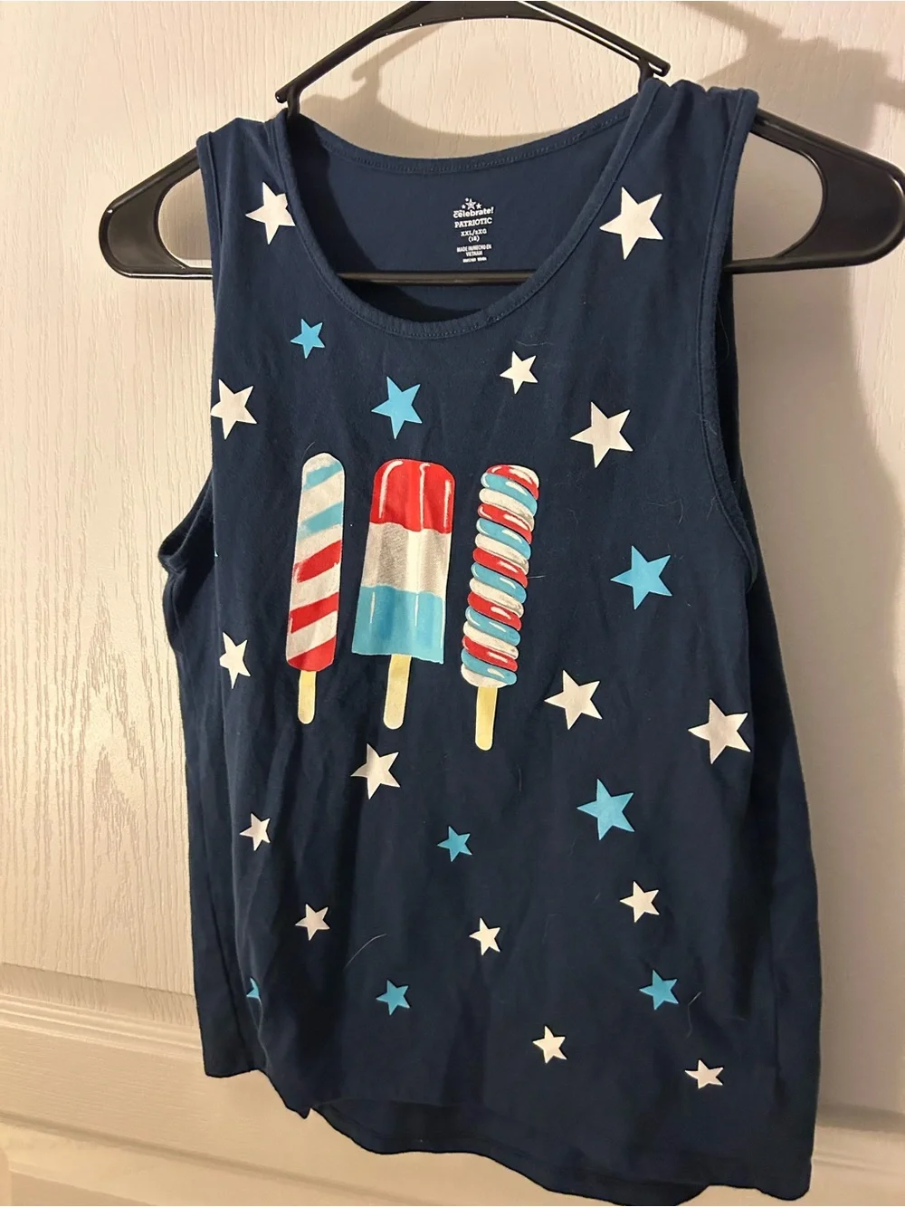 Girls sleeveless shirt, size XXL